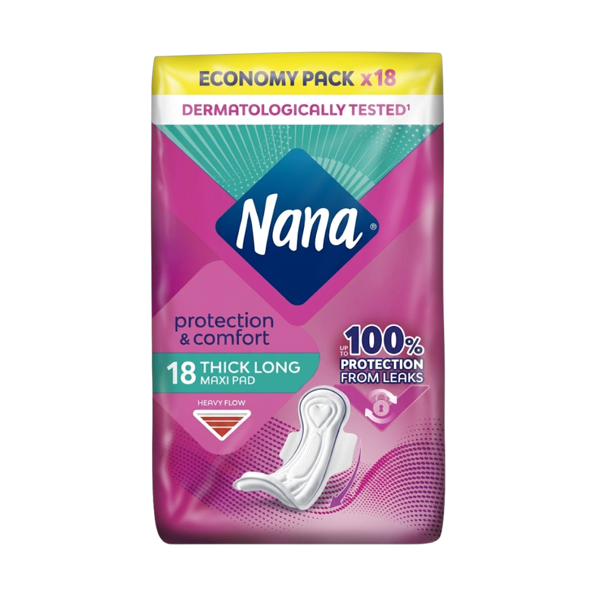 Nana Economy Pack Maxi Thick Long 18 Pads